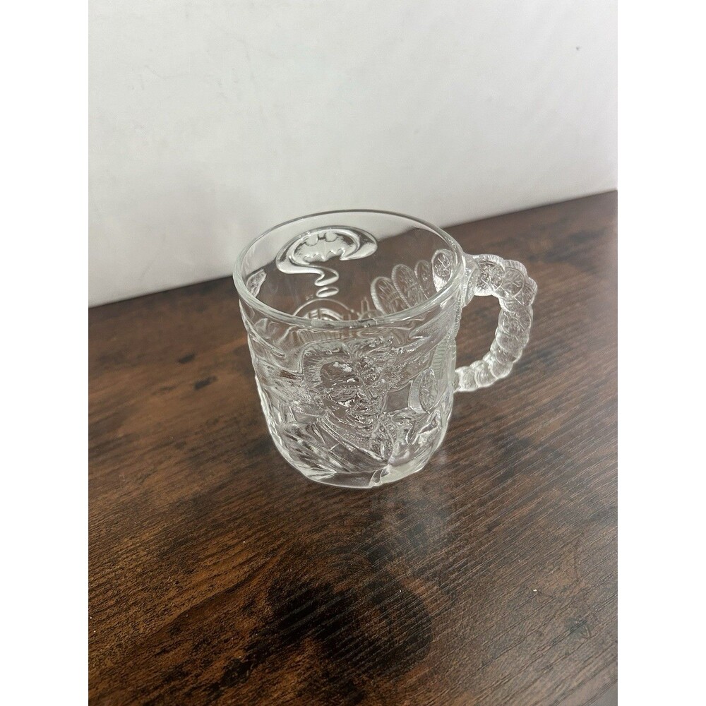 McDONALD'S  TWO-FACE  VINTAGE BATMAN FOREVER DRINKING GLASS 1995 DC Comics